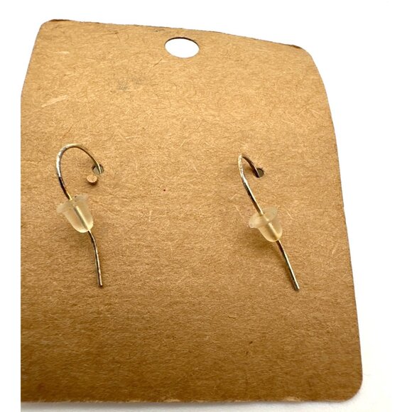 Cheery Happy Smiley Face Cloud Earrings Handmade Dangle Drop Kids Teens Adults - Picture 3 of 4